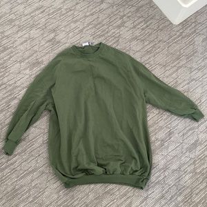 ASOS green sweatshirt